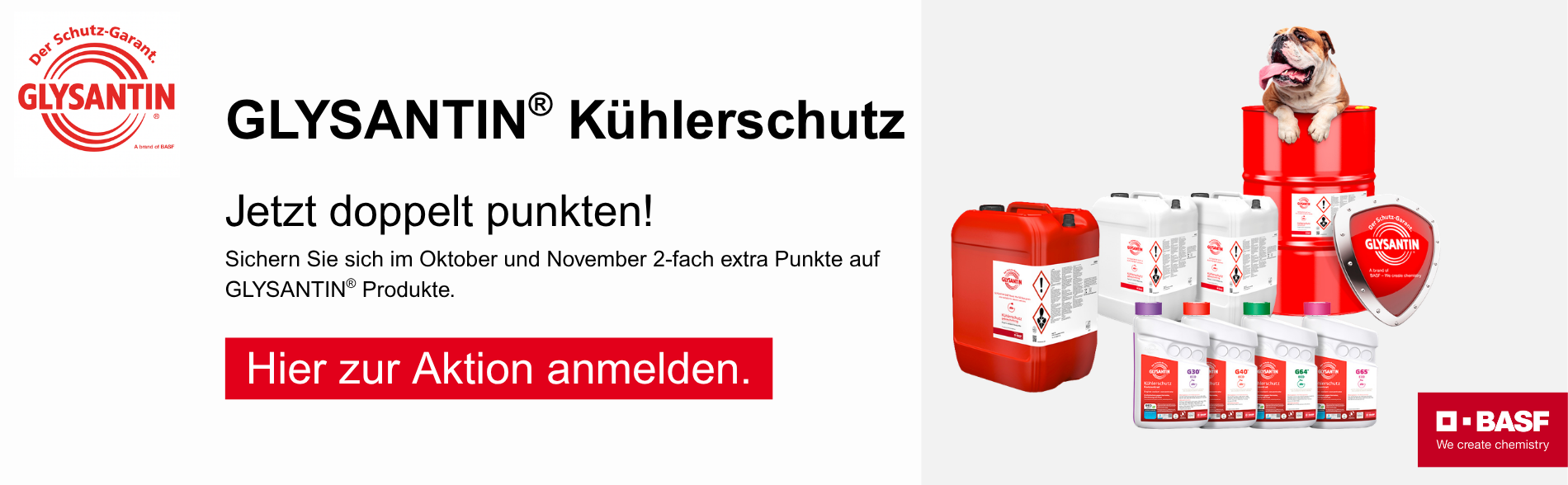 Glysantin Aktionsbanner Doppelte Punkte